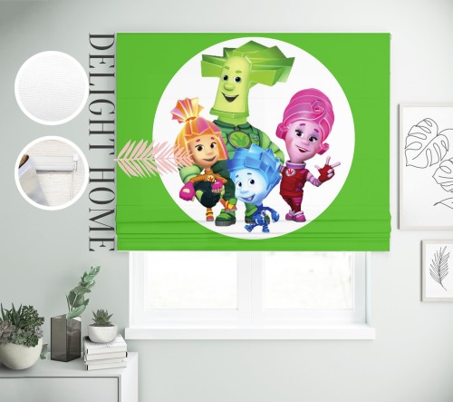 

Римская штора с фотопечатью 19-04-007 система Prestige I&H Блекаут Нова 40*170 см