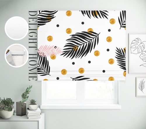 

Римская штора с фотопечатью 15-045 система Prestige I&H Джуси велюр 90*170 см