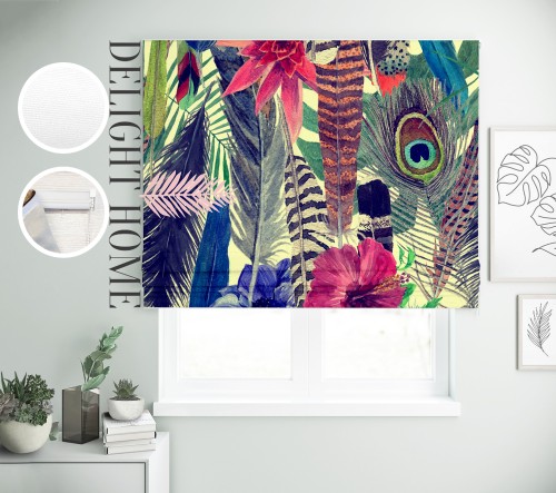 

Римская штора с фотопечатью 15-021 система Prestige I&H Блекаут Нова 120*170 см