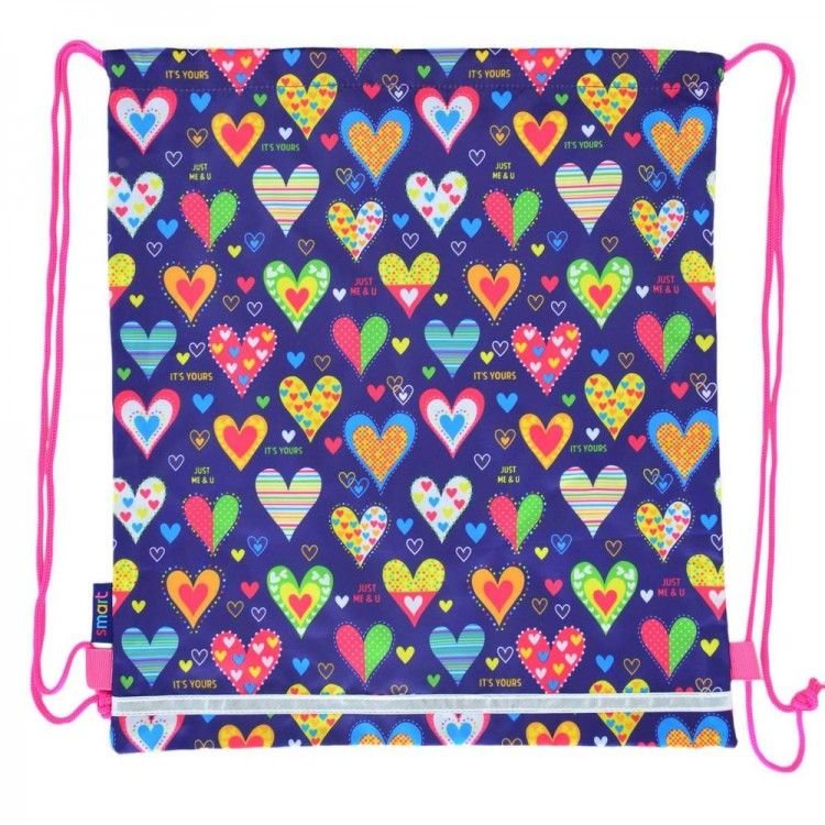 

Сумка для обуви Smart SB-01 Hearts фиолетовый