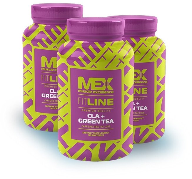 

Жиросжигатель MEX Nutrition Cla + Green Tea 90 caps