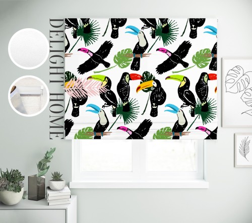 

Римская штора с фотопечатью 15-066 система Prestige I&H Блекаут Нова 70*170 см