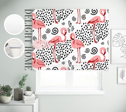 

Римская штора с фотопечатью 15-062 система Prestige I&H Блекаут Нова 80*170 см