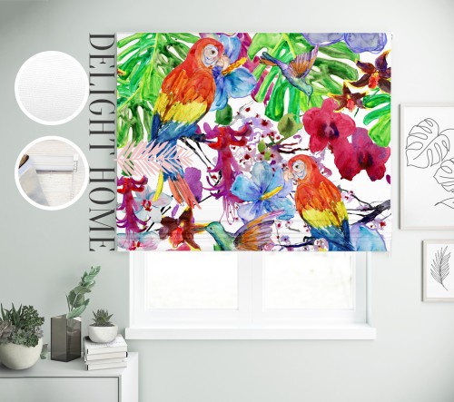 

Римская штора с фотопечатью 15-170 система Prestige I&H Джуси велюр 200*170 см