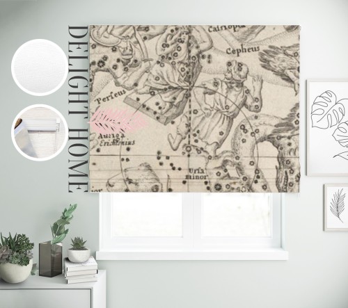 

Римская штора с фотопечатью 16-049 система Prestige I&H Блекаут Нова 70*170 см