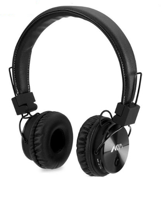 

Беспроводные наушники NIA-X3 Pro до 12 часов работы Bluetooth с MP3 плеером, FM Black (45379-IM)