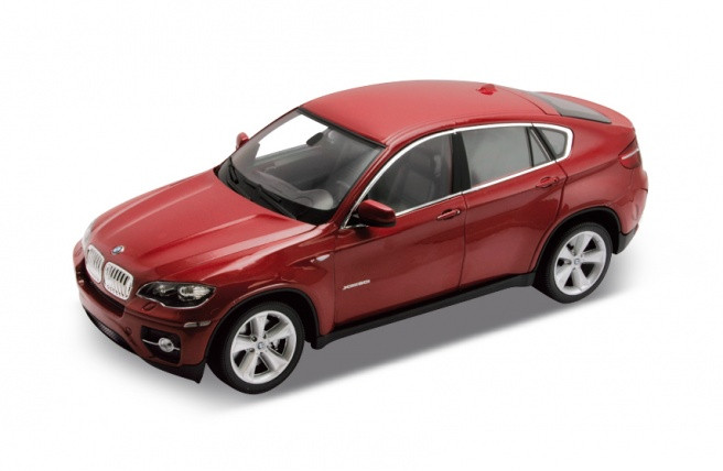 

Машинка инерционная металл 1:24 BMW X6 24004W WELLY красный