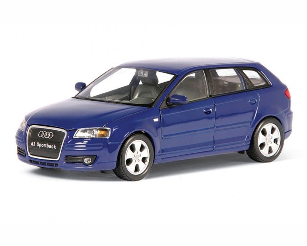 

Машинка металл инерционная 1:24 AUDI A3 SPORTBACK 22467W WELLY синий