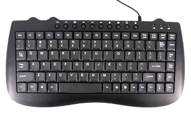 

Клавиатура Keyboard Usb mini multimedia KB-980, черная