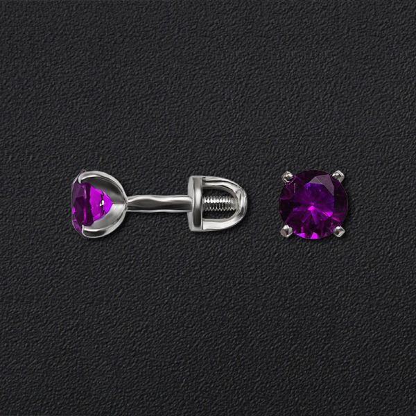 

2006-pur Серьги-гвоздики серебряные