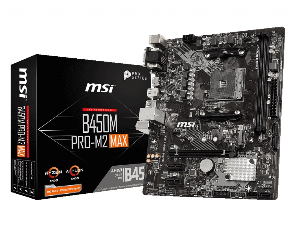 

Материнская плата MSI B450M Pro-M2 Max Socket AM4