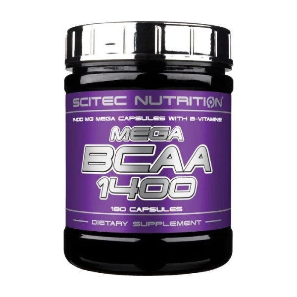 

Аминокислоты Scitec Nutrition MEGA BCAA 1400 (180 капсул)