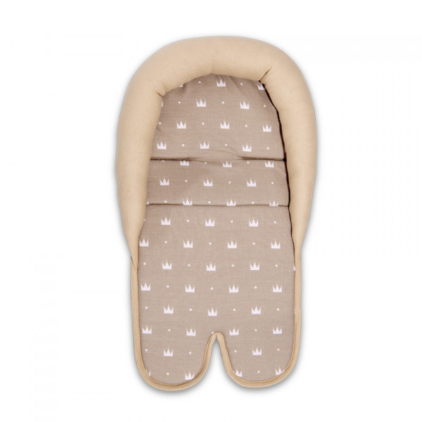 

Вкладыш в автокресло Lorelli SEAT MAT Crowns latte (23721)