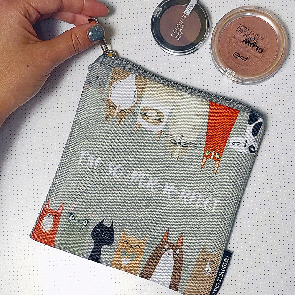 

Косметичка квадратная Basic Presentville Котики 16x16 см