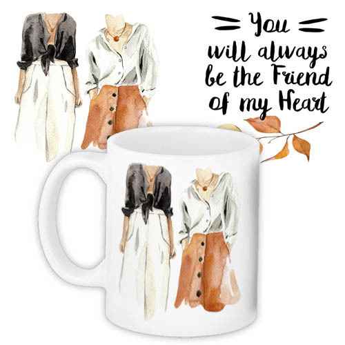 

Кружка с принтом Presentville You will always be the Friends of my Heart 330 мл