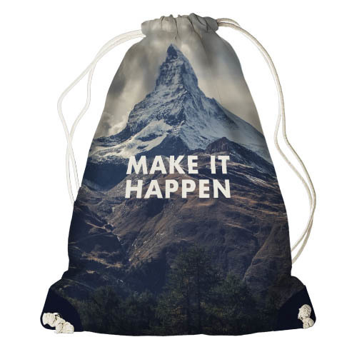 

Рюкзак-мешок Presentville Make it happen 33x45 см