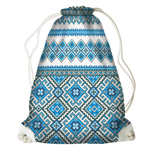 

Рюкзак-мешок Presentville Голубой орнамент 33x45 см