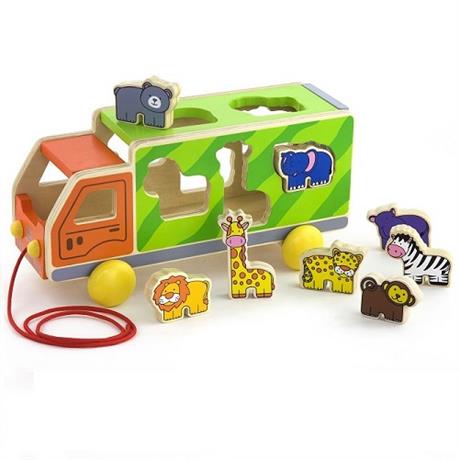 

Игрушка-сортер Viga Toys "Грузовик с животными" (50344)