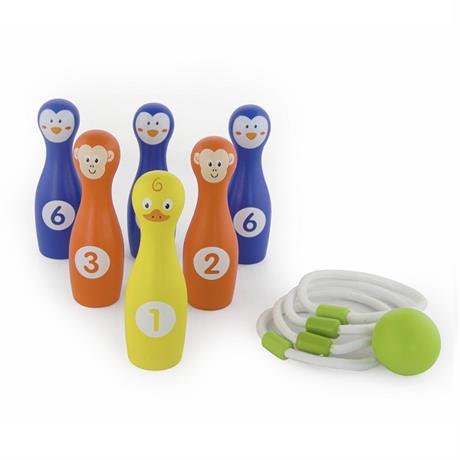 

Игра Viga Toys 2-в-1 Боулинг Кольцо
