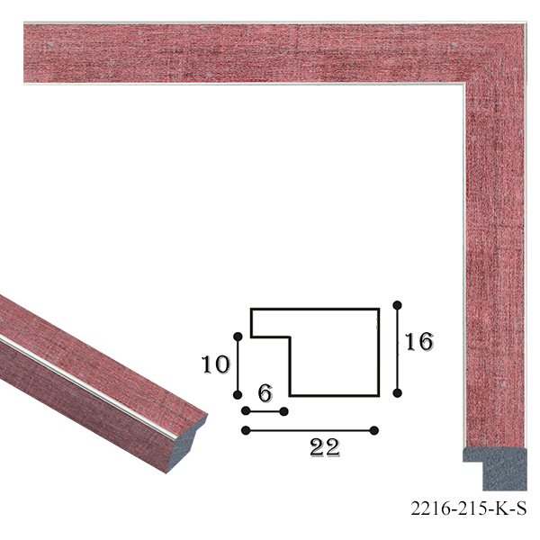 

Багетная рамка 2216-215 (розовый джинс) 40*50см