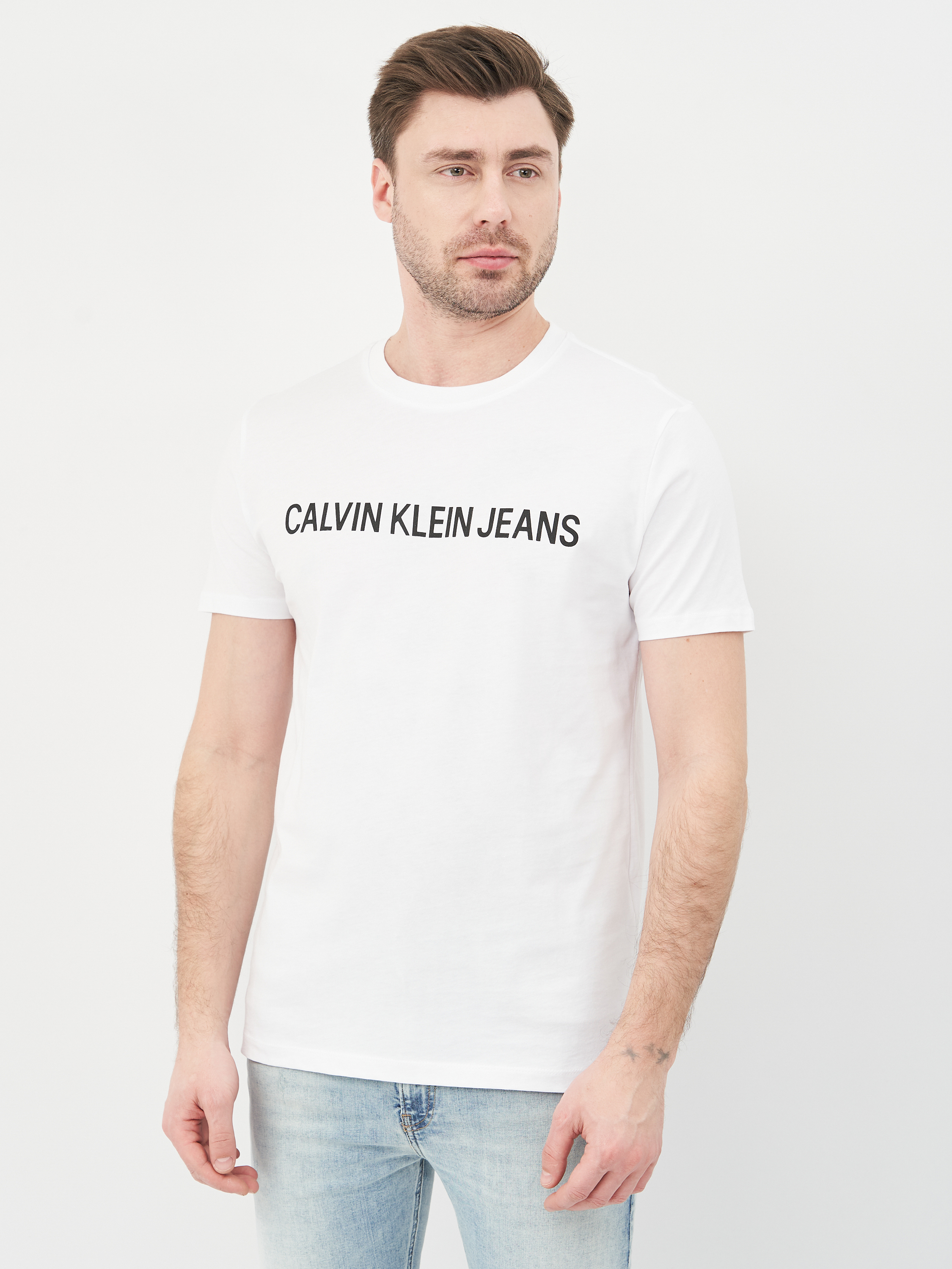 

Футболка Calvin Klein Jeans 10489.2  (50) Белая, Футболка Calvin Klein Jeans 10489.2 XL (50) Белая