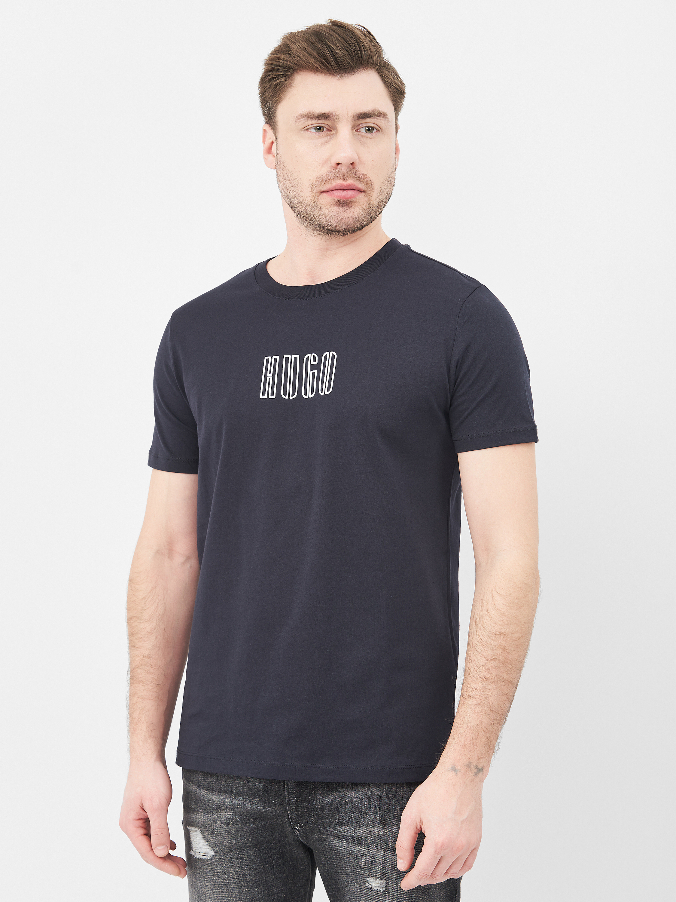 

Футболка Hugo Boss 10514.4 M (46) Темно-синяя