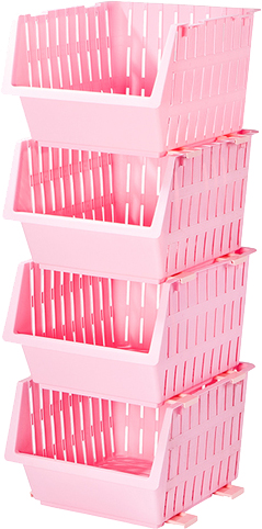 

Набор корзин Violet House Бамбу 4 корзины по 22х30х36 см Pink (0404 №2 Ажур CAR с/кр. 14 л)