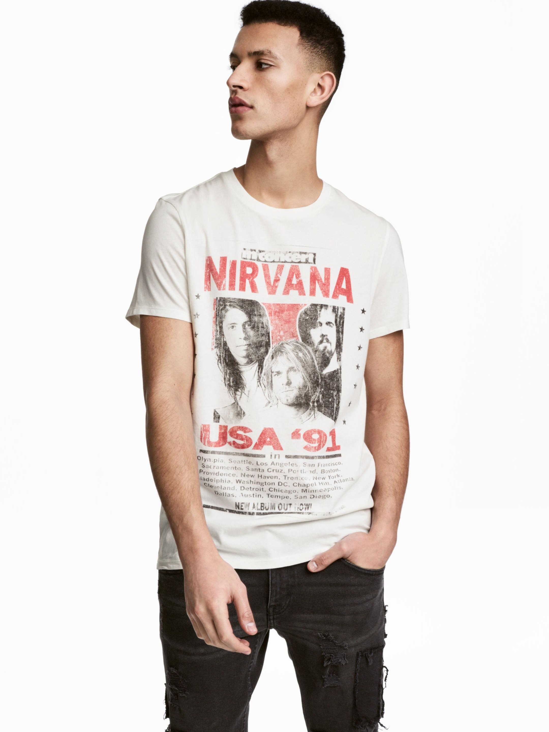 

Футболка H&M 0504957-8  Молочная, Футболка H&M 0504957-8 S Молочная