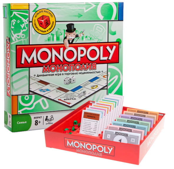 

Монополия (Monopoly), настольная игра классическая