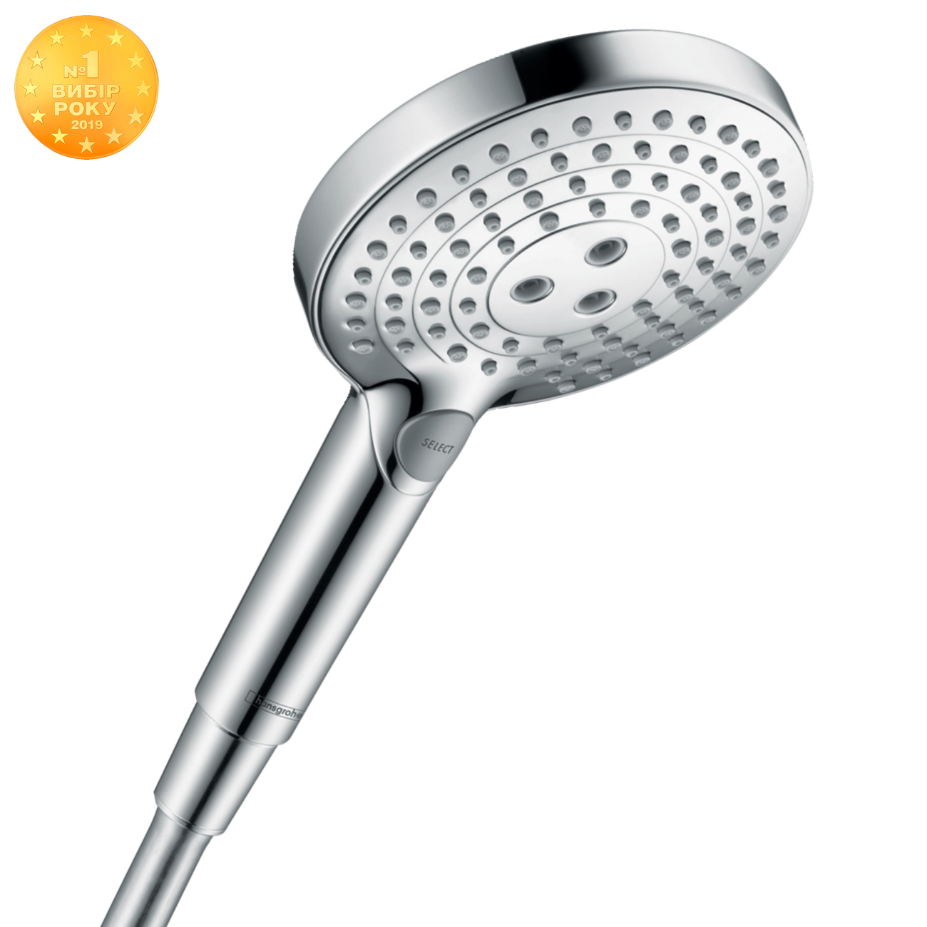 

RAINDANCE Select S ручной душ 120 3jet P, с типом распыления: PowderRain, Rain, WhirlAir HANSGROHE 26014000