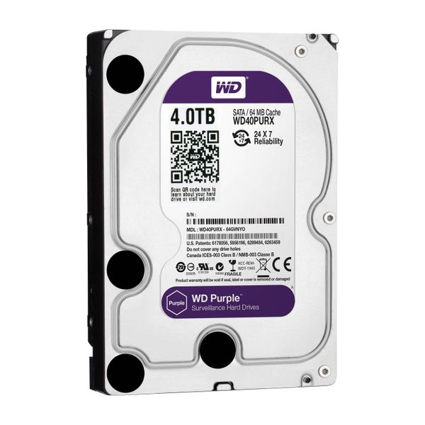 

Жесткий диск 4 ТБ Western Digital WD40PURX (4000 ГБ)