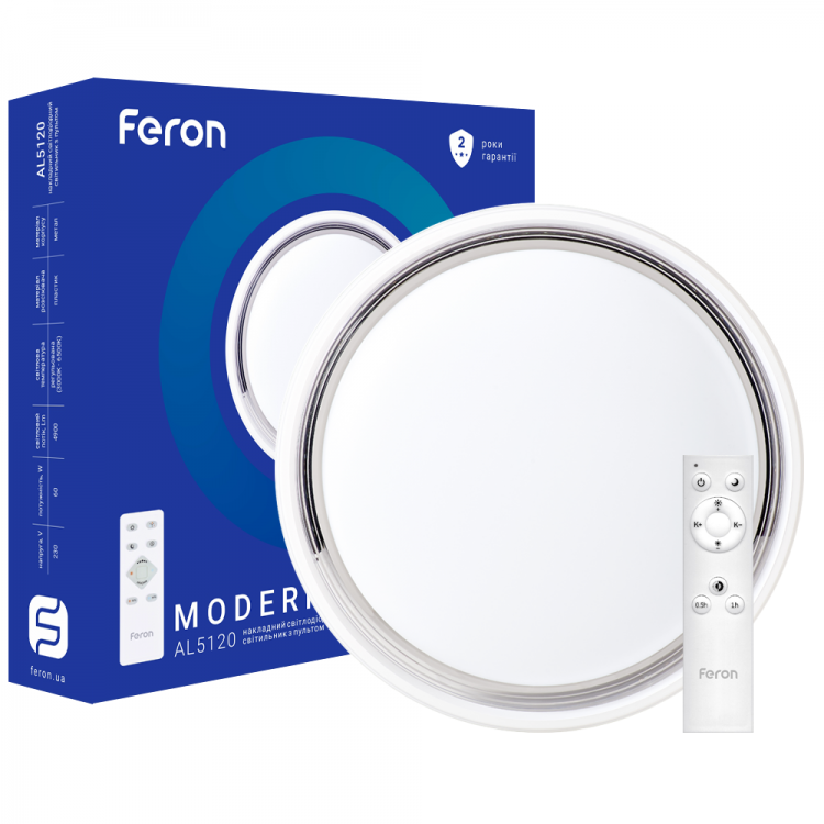 

Светодиодный светильник Feron AL5120 60W MODERN 60W с пультом