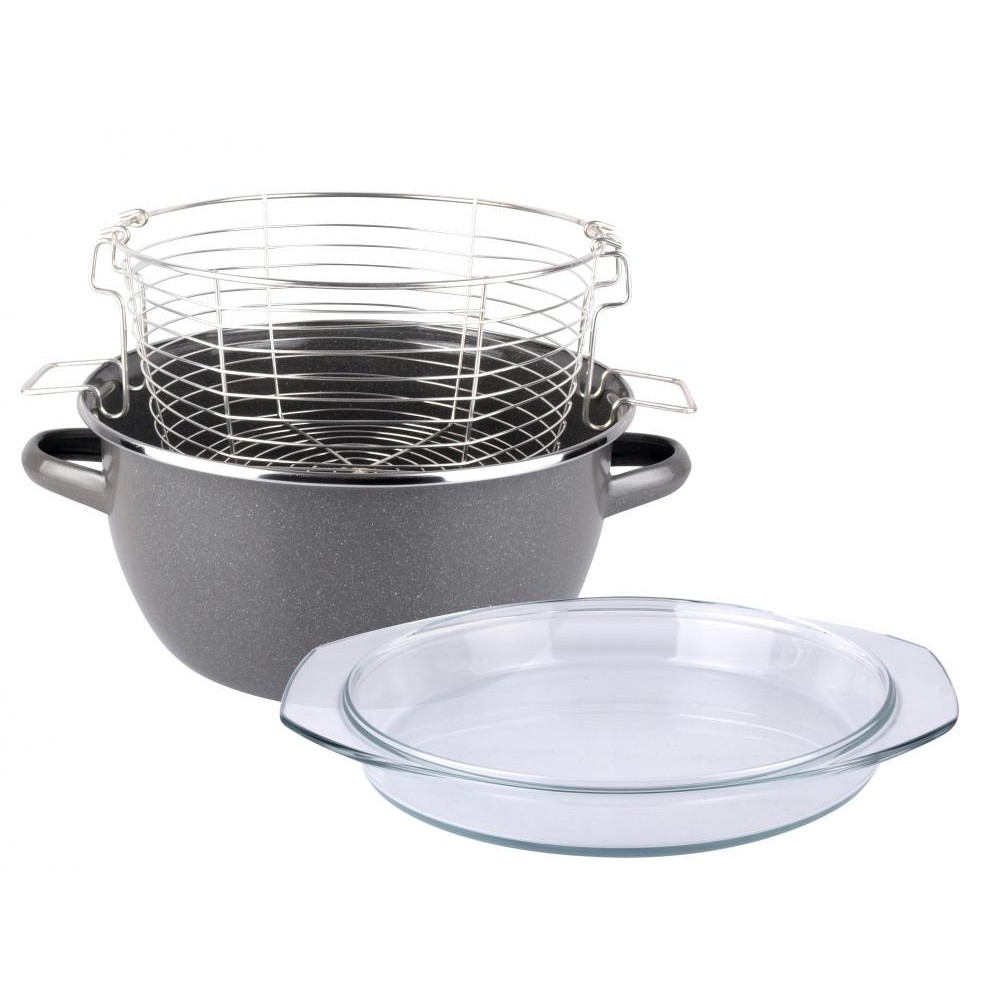 

Кастрюля-фритюрница Vitrinor Parma 24 см VR-1101881 175071