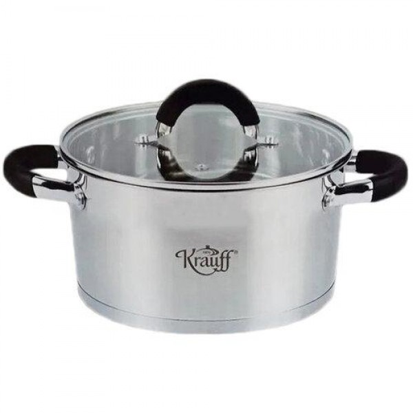 

Кастрюля Krauff со стеклянной крышкой 1.8 л 16 см 26-242-046 174992