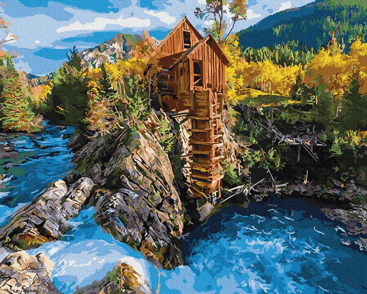 

Картина рисование по номерам Brushme Домик на горных скалах GX34014 40х50см набор для росписи краски, кисти, холст
