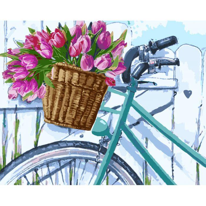 

Картина рисование по номерам Идейка Утренние тюльпаны 40х50см * KHO2219 набор для росписи краски, кисти, холст