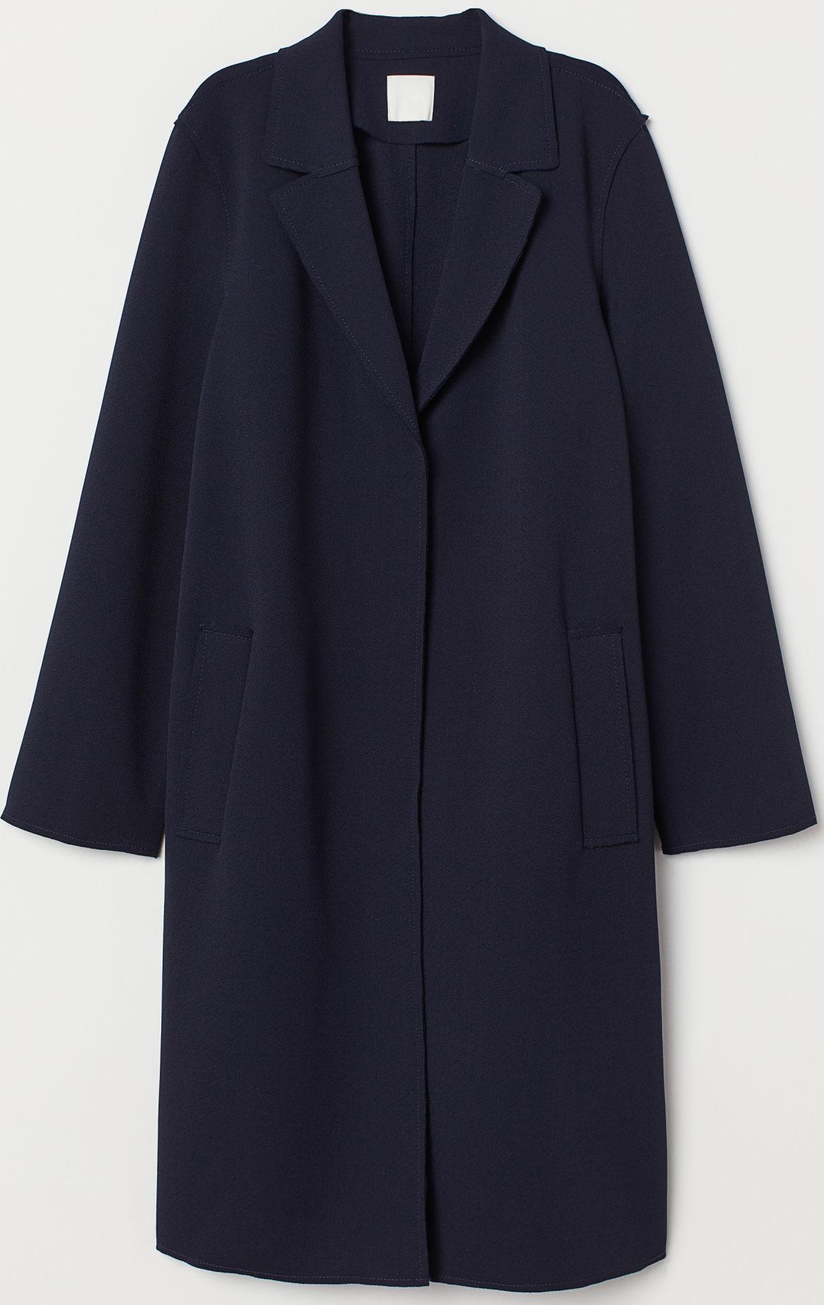 

Пальто H&M 7462689-AAQJ 40 Темно-синее