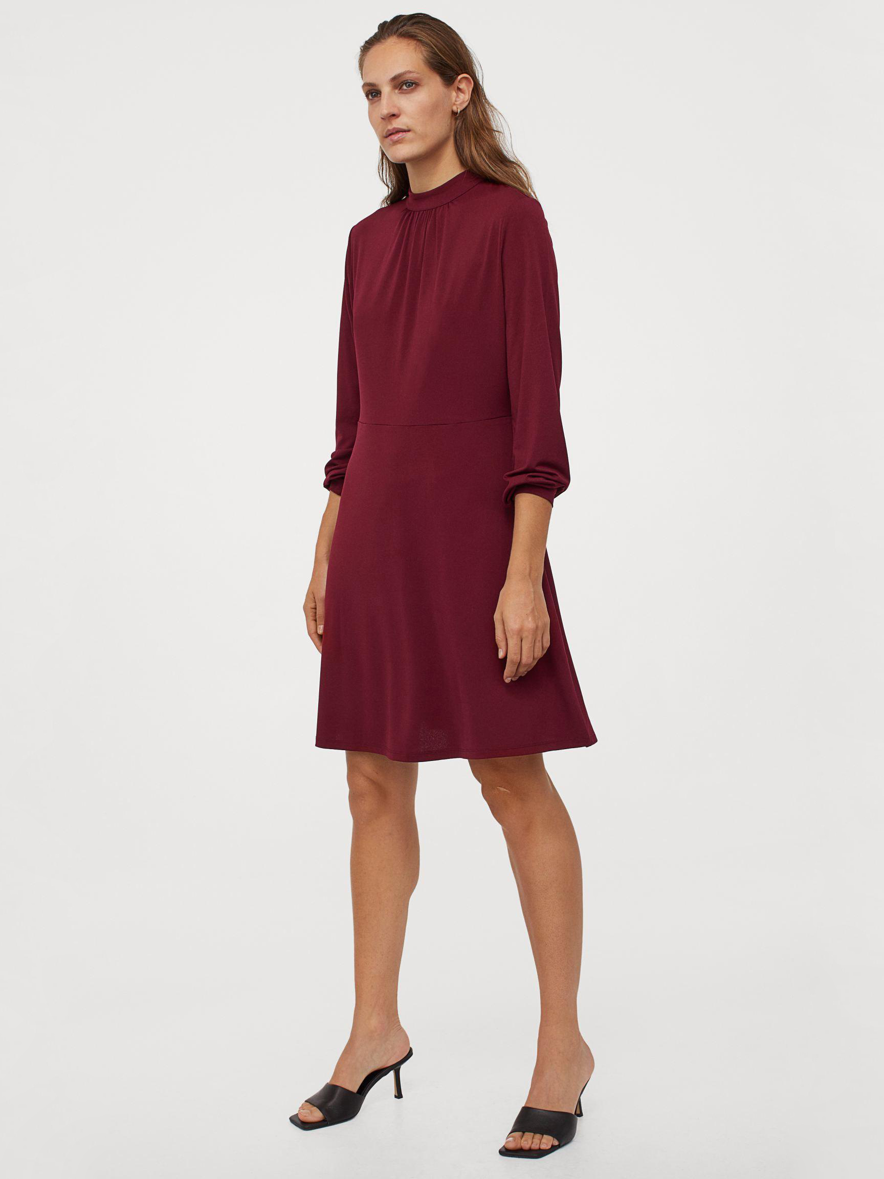 

Платье H&M 9120952-ACUK M Бордовое