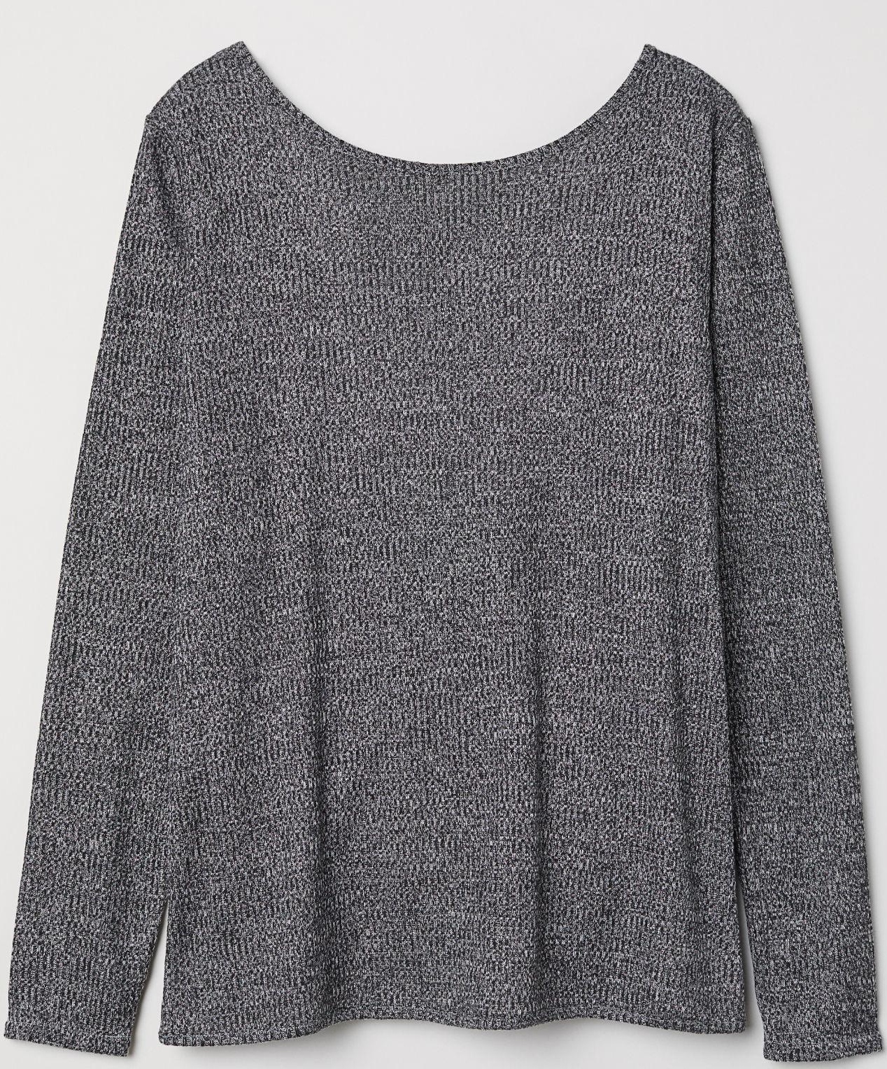 

Джемпер H&M 4867657-ABOU M Черный с белым