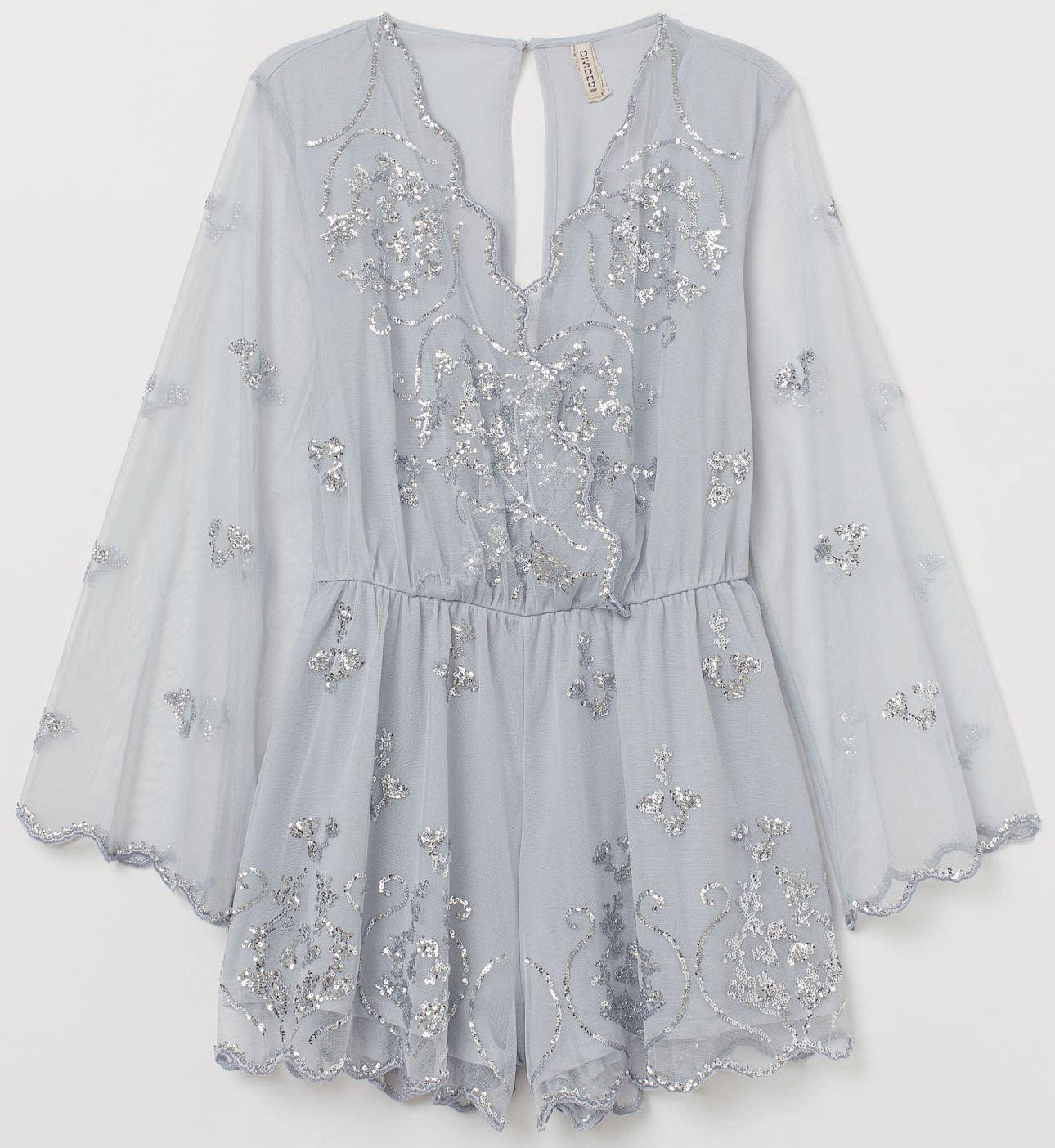 

Комбинезон H&M 7735669-ABEQ 56 Серый с серебристым