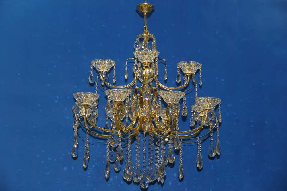 

Люстра свеча L12917/8+4 (gold+champagne)