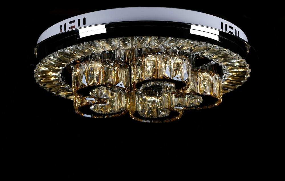 

Светодиодная хрустальная люстра L78359/450/5+2 LED (CR)