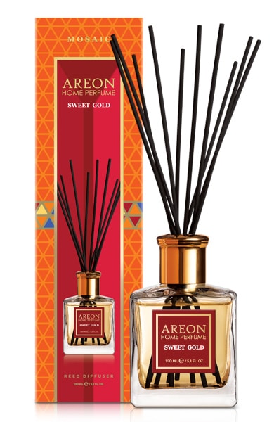 

Аромадиффузор воздуха Areon Home Perfume Premium Mozaic Sweet Gold Сладкое золото HPM04 150мл