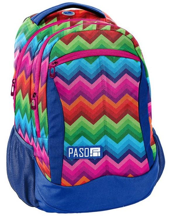 

Яркий женский рюкзак PASO 22L, 18-2808ZI16