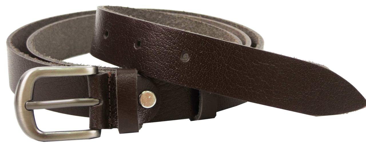 

Женский кожаный ремень Skipper, коричневый 2,5 см 1362-25