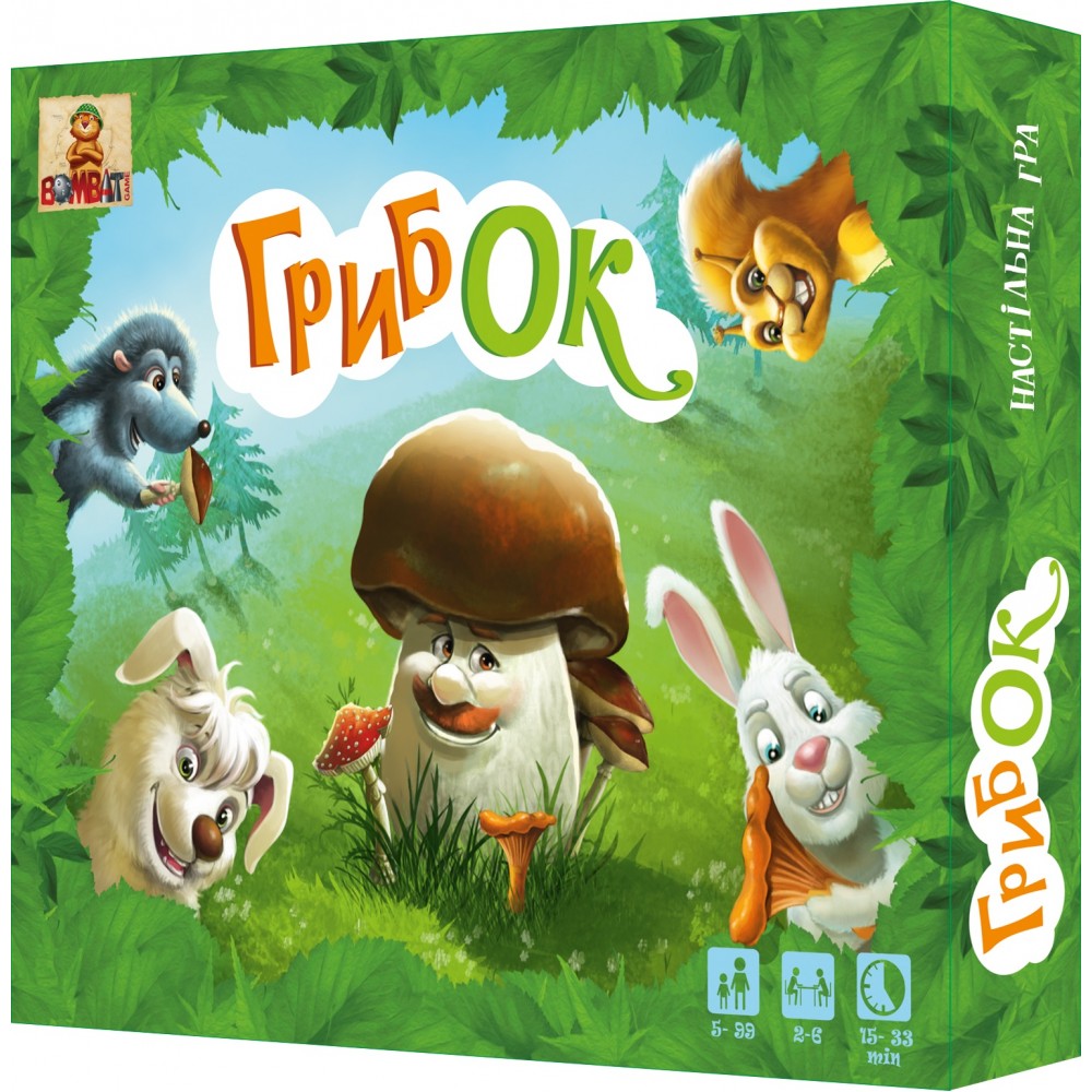 

Карткова гра «Гриб'ОК» Бомбат Гейм 000149594