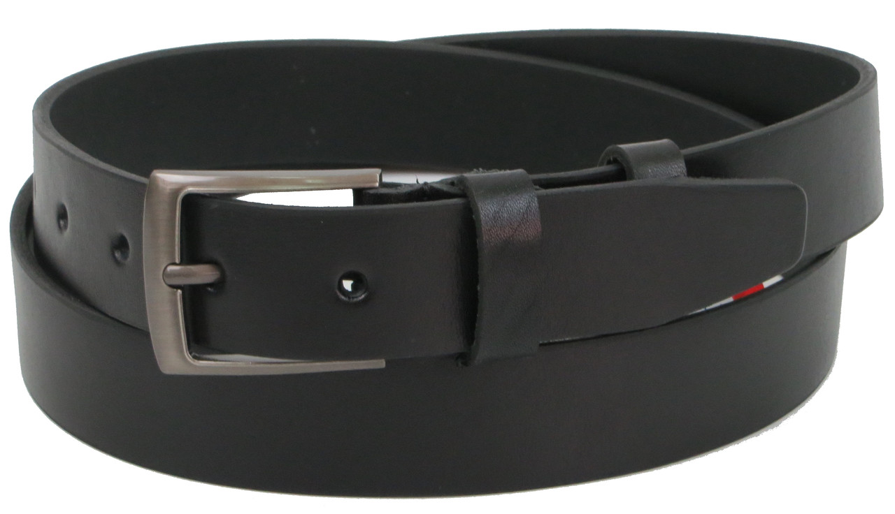 

Мужской ремень под брюки из кожи Skipper 1301-33 черный