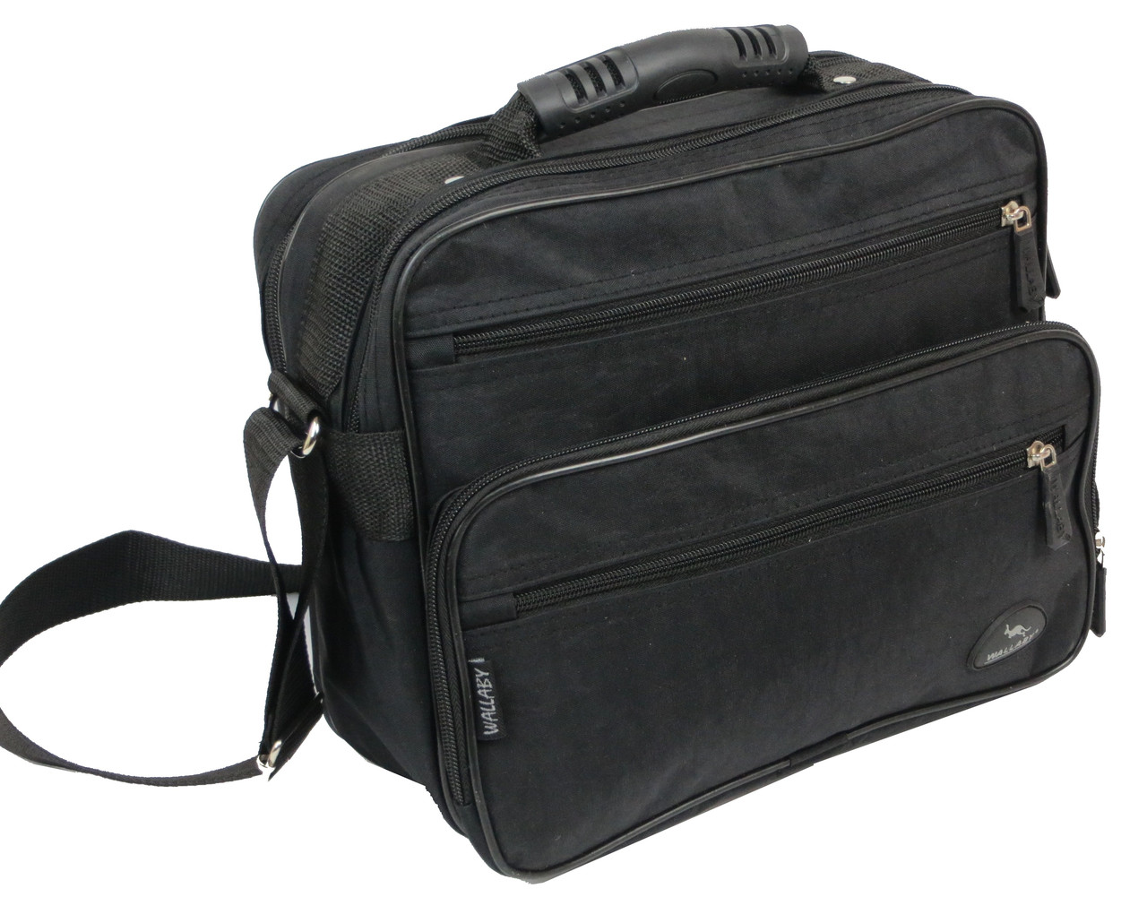 

Прочная сумка мужская из жатки Wallaby 2407 black