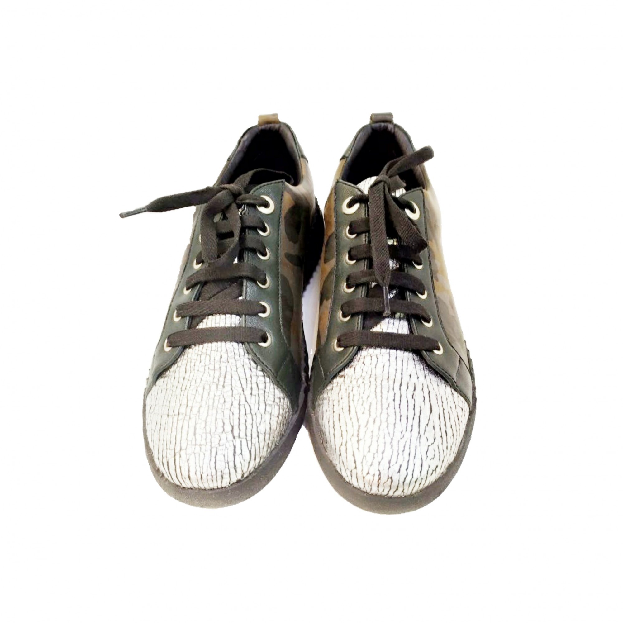 

Женские кеды Dostoevsky shoes Military 37 (24,2 см) цвета хаки (101)