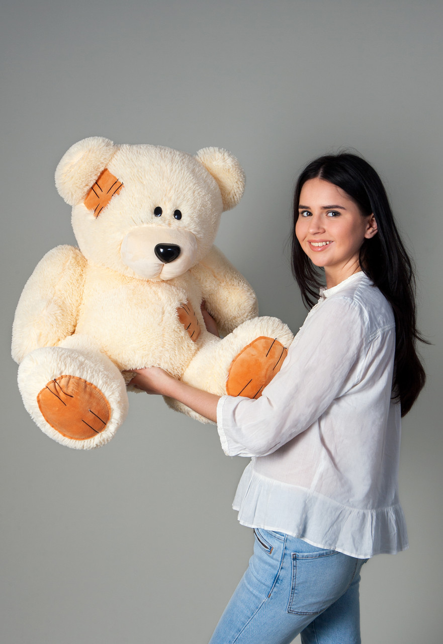 

Плюшевый мишка Teddy Boom Гриша 100 см Кремовый